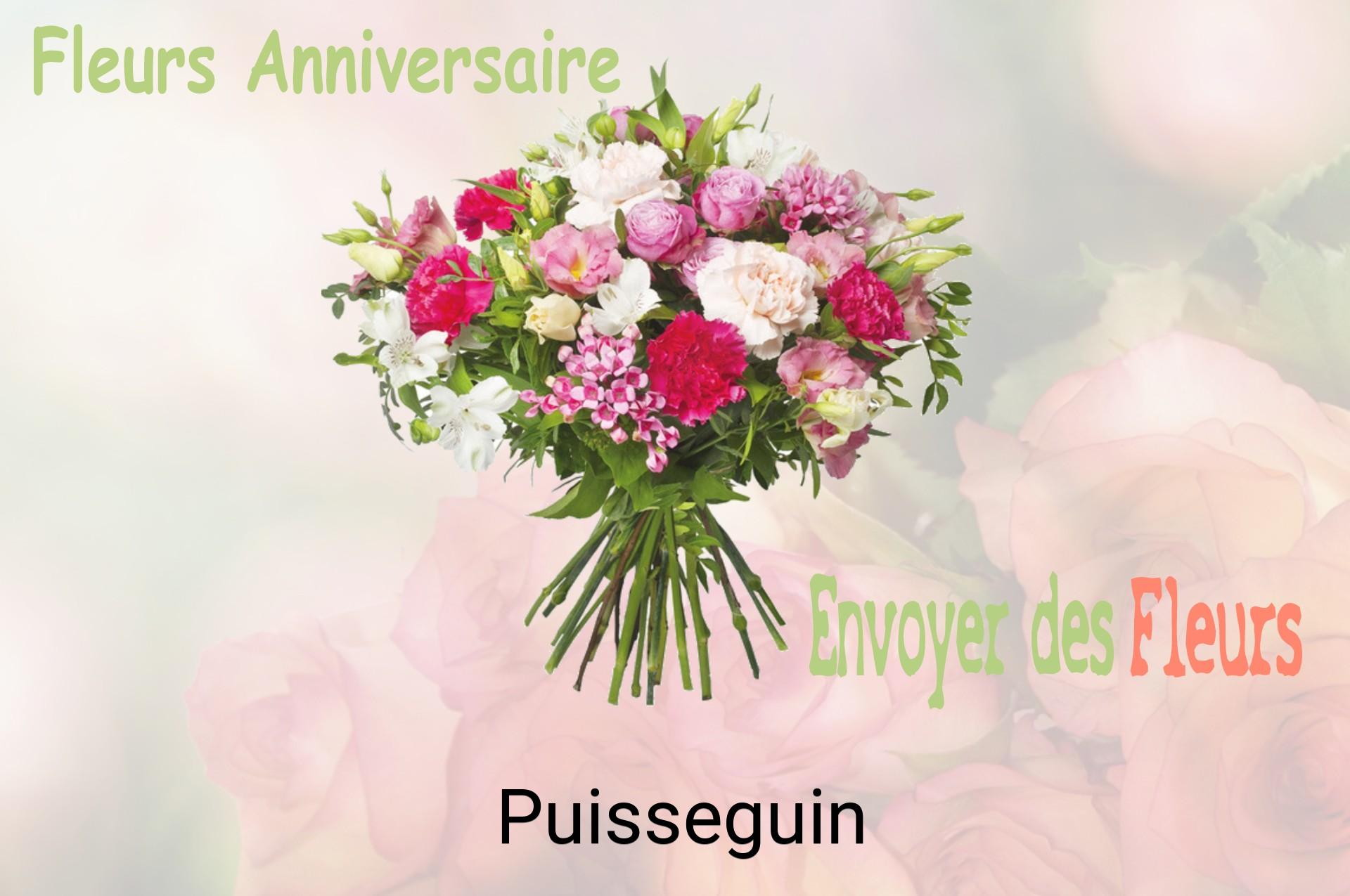 Bouquet de fleurs d’anniversaire livré à Puisseguin