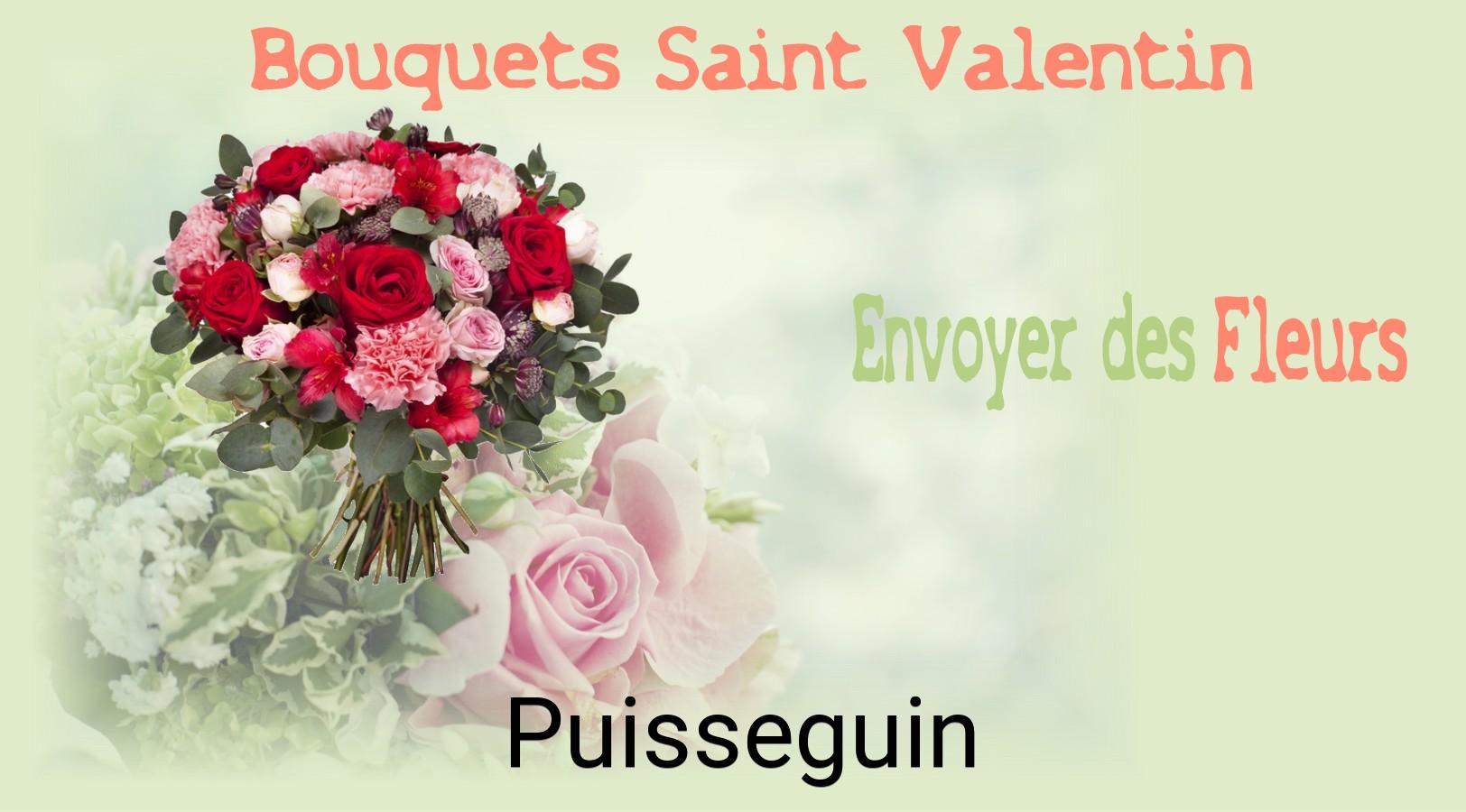 Roses de Saint-Valentin livrées à Puisseguin